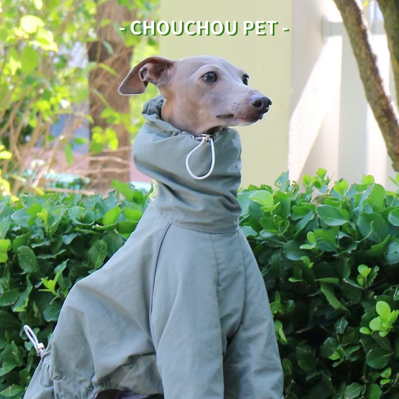 Dog Raincoat - Italian Greyhound Raincoat Autumn and Winter