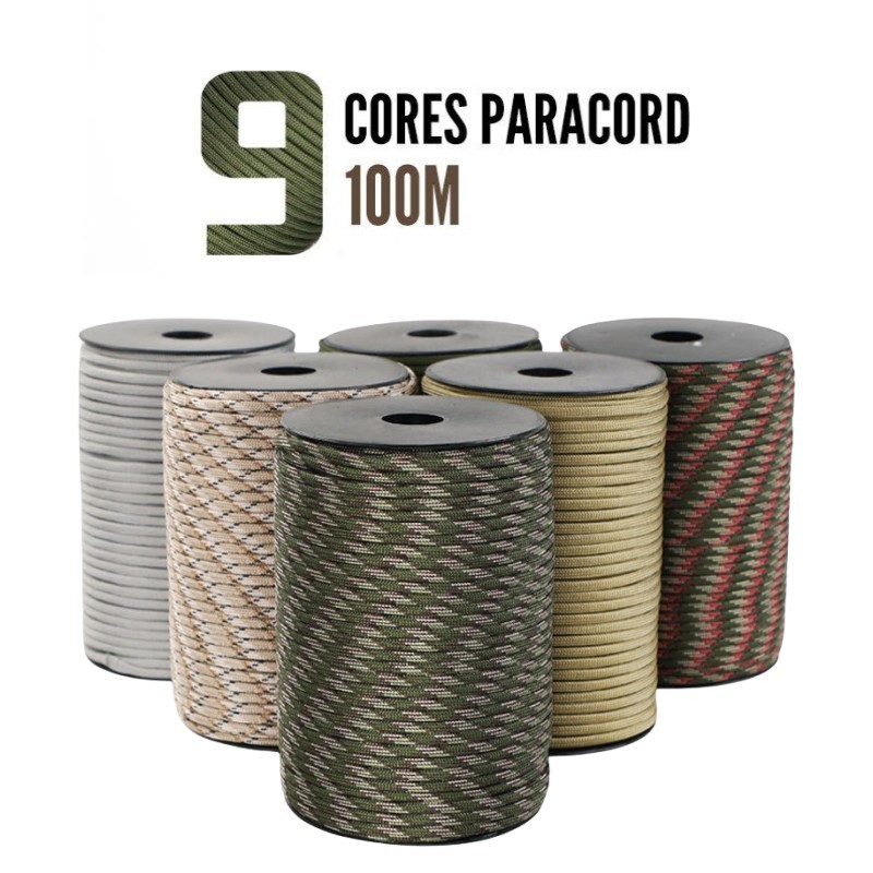 Dog Raincoat - 50/100m 550 Military Paracord 9 Strand