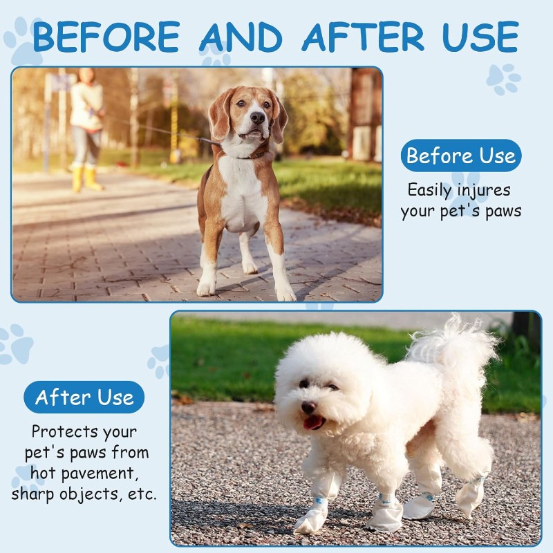 【CHRISTMAS 】Pet Disposable Sho - Dog Booties Paw Protector review and price