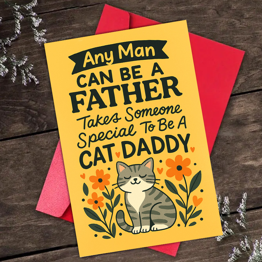 1Pcs Father's Day Greeting Car - Pet Supplies Gift Card review and price