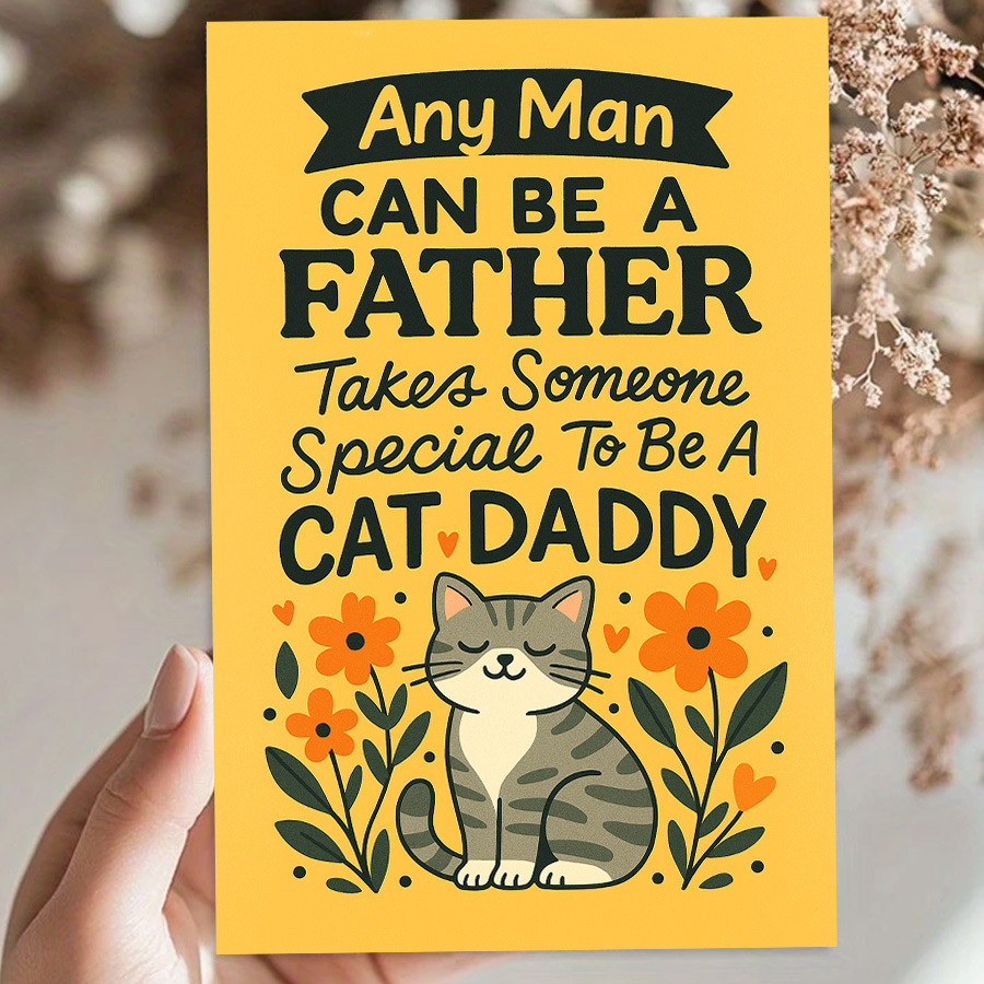 1Pcs Father's Day Greeting Car - Pet Supplies Gift Card review and price