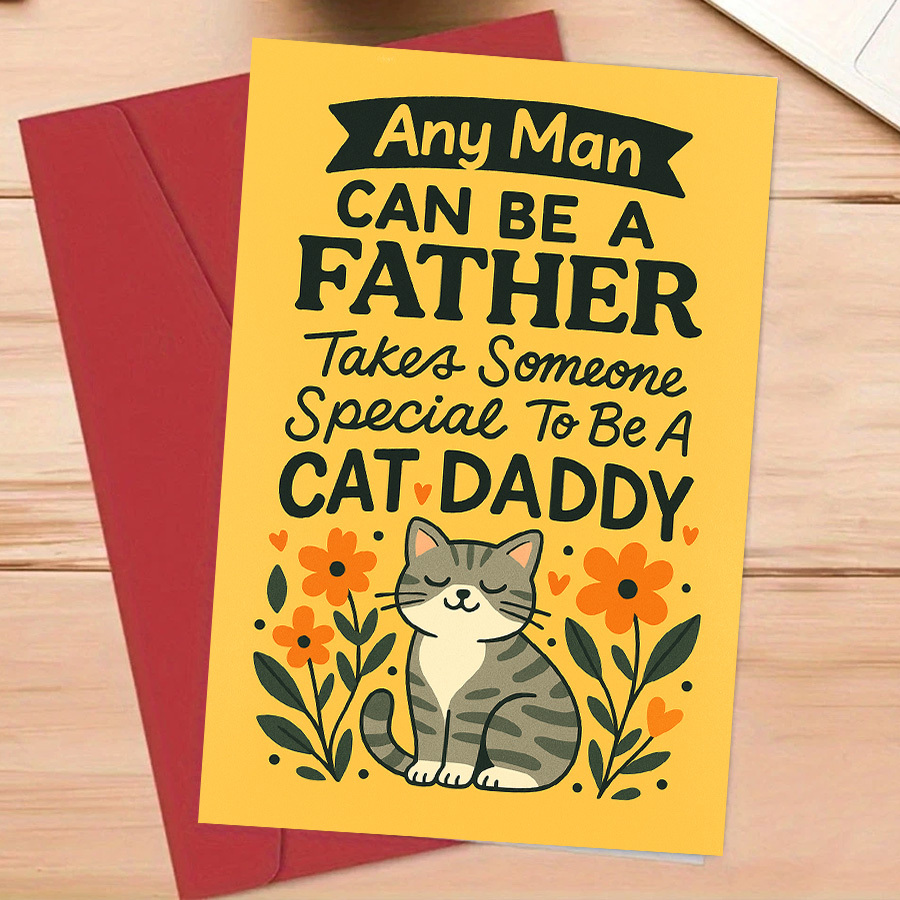 1Pcs Father's Day Greeting Car - Pet Supplies Gift Card review and price