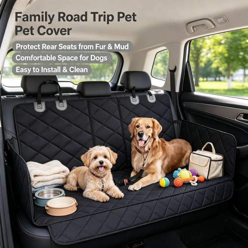 Dog Car Seat Cover Pet Travel  - Dog Raincoat review and price