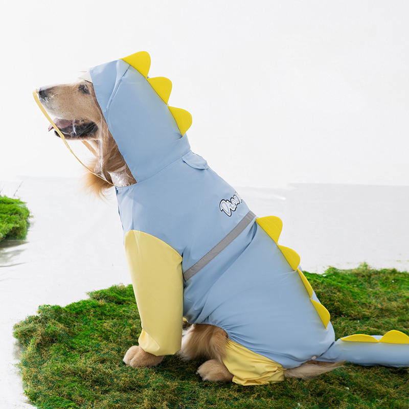 Large Dog Dinosaur Raincoat Go - Dog Raincoat review and price