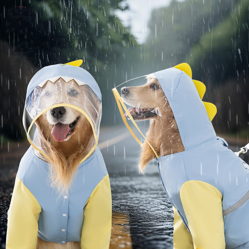 Large Dog Dinosaur Raincoat Go - Dog Raincoat review and price