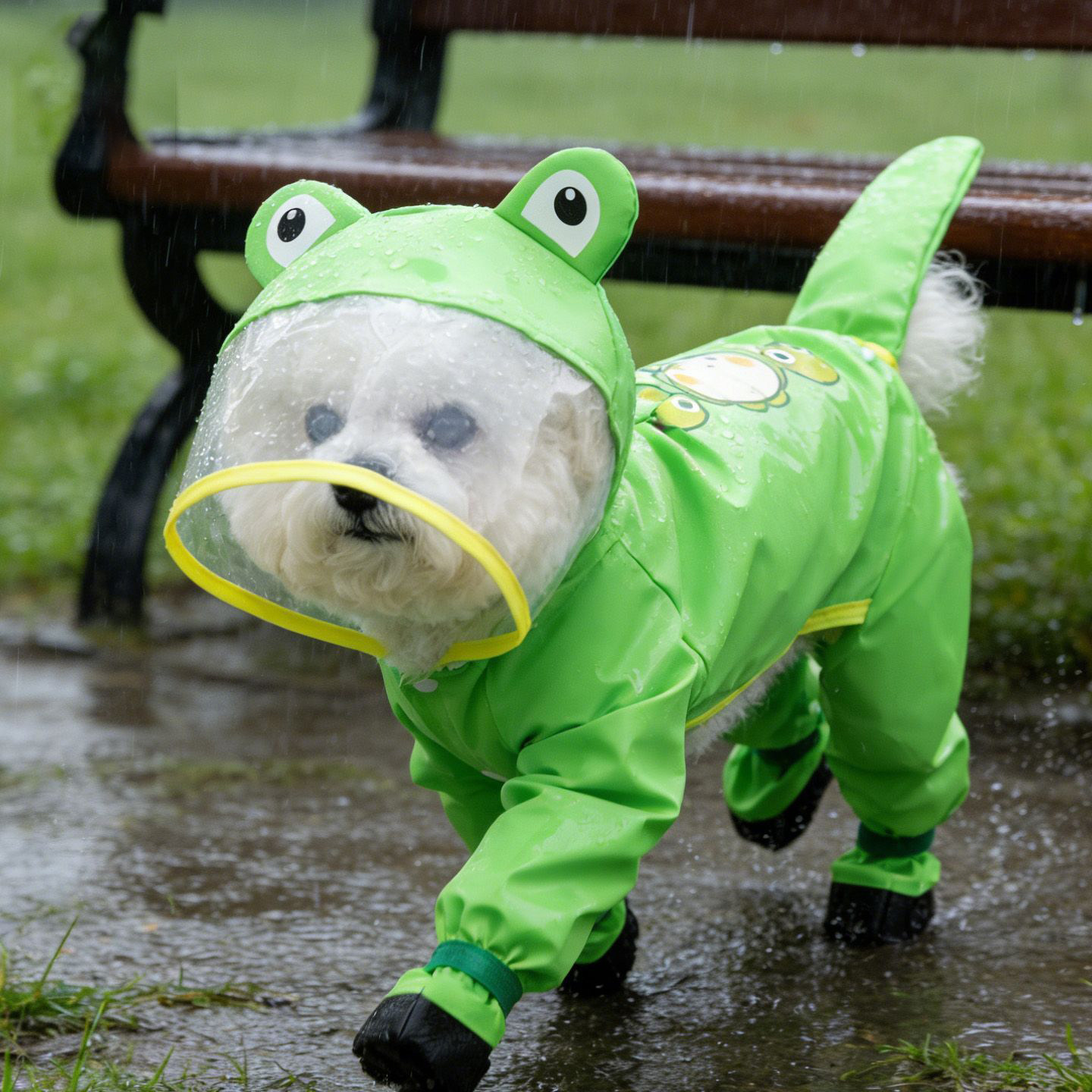 Four Leg Full Coverage Waterpr - Dog Raincoat review and price