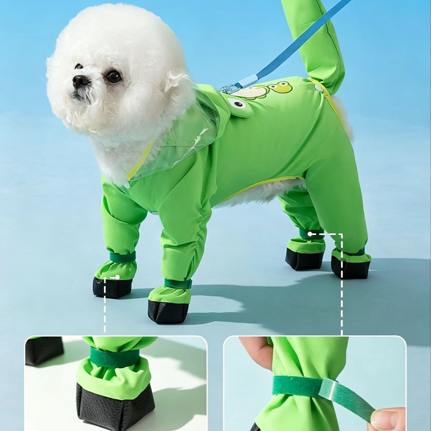 Four Leg Full Coverage Waterpr - Dog Raincoat review and price