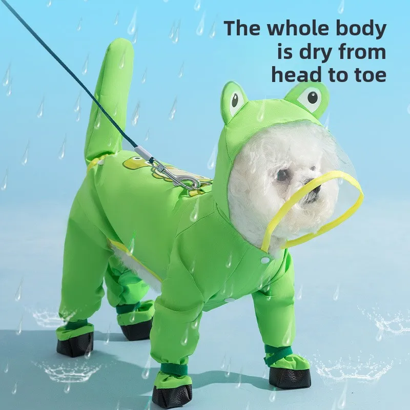 Puppy Dog with Feet Poncho All - Dog Raincoat review and price