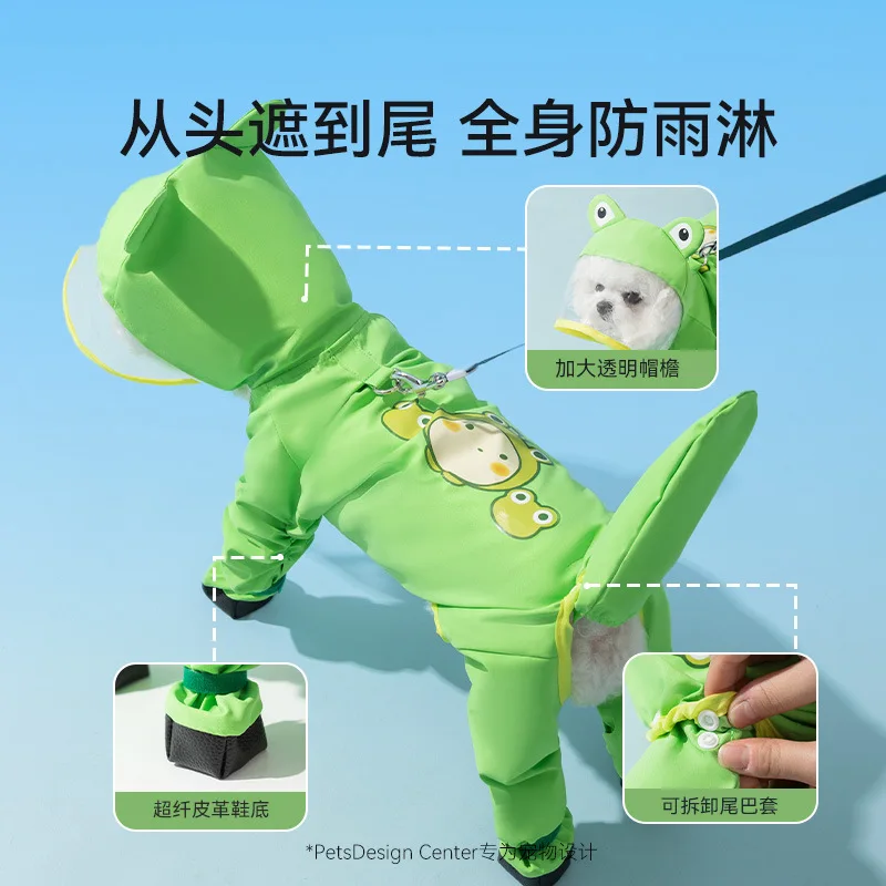Puppy Dog with Feet Poncho All - Dog Raincoat review and price