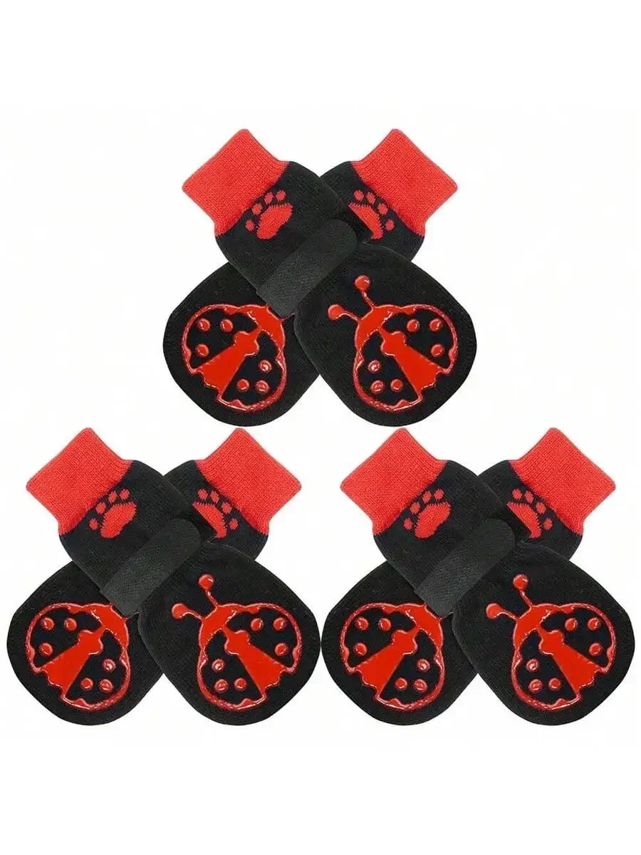 6Pcs Anti Slip Dog Socks To Pr - Dog Booties Paw Protector review and price