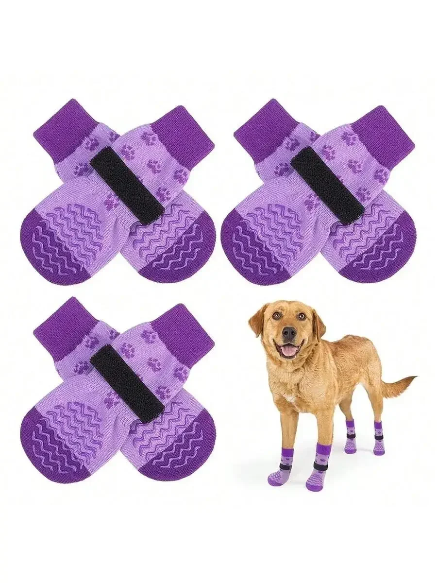 6Pcs Anti Slip Dog Socks To Pr - Dog Booties Paw Protector review and price