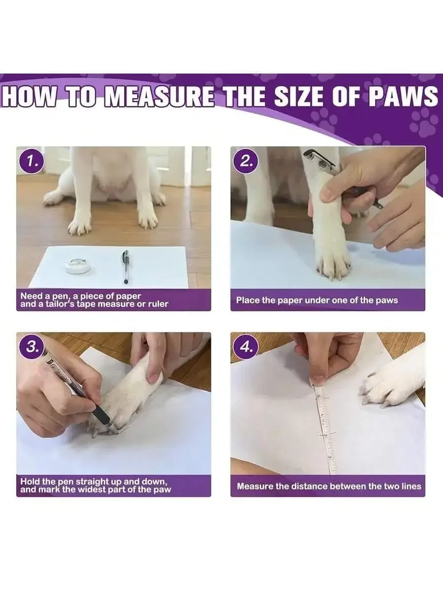 6Pcs Anti Slip Dog Socks To Pr - Dog Booties Paw Protector review and price