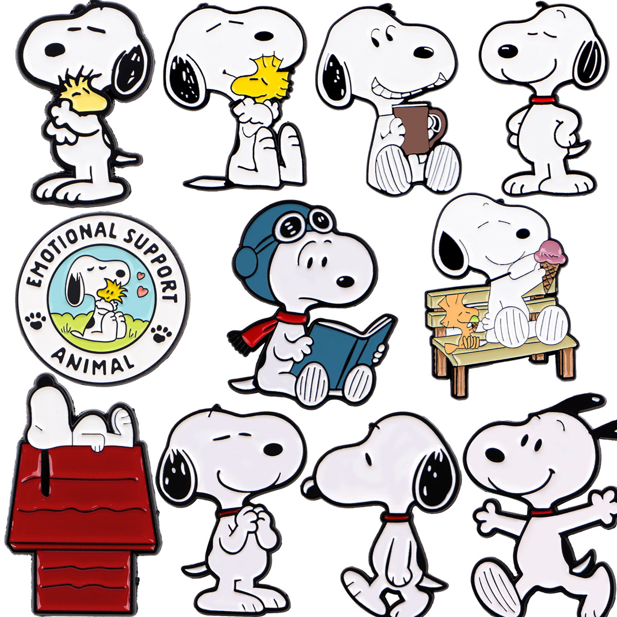 Enamel Pins Cartoon Dogs Lapel - Pet Supplies Store review and price