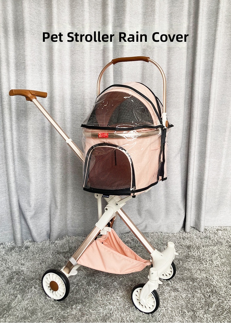 Pet Stroller Rain Cover, Trans - Dog Raincoat review and price