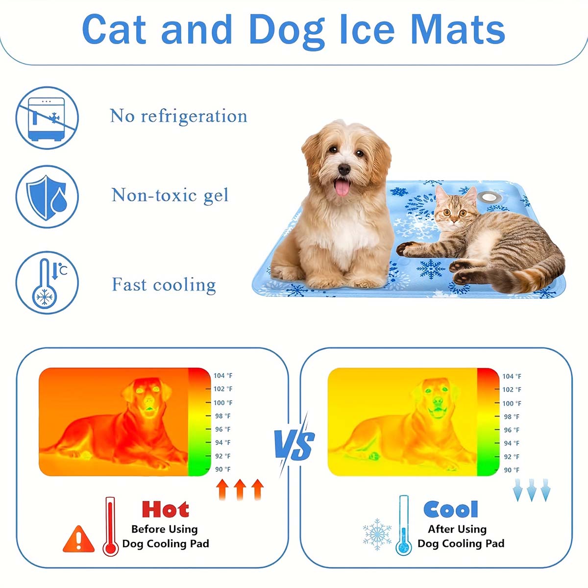 Summer Pet Mat, Pet Ice Mat, D - Pet Supplies Store review and price
