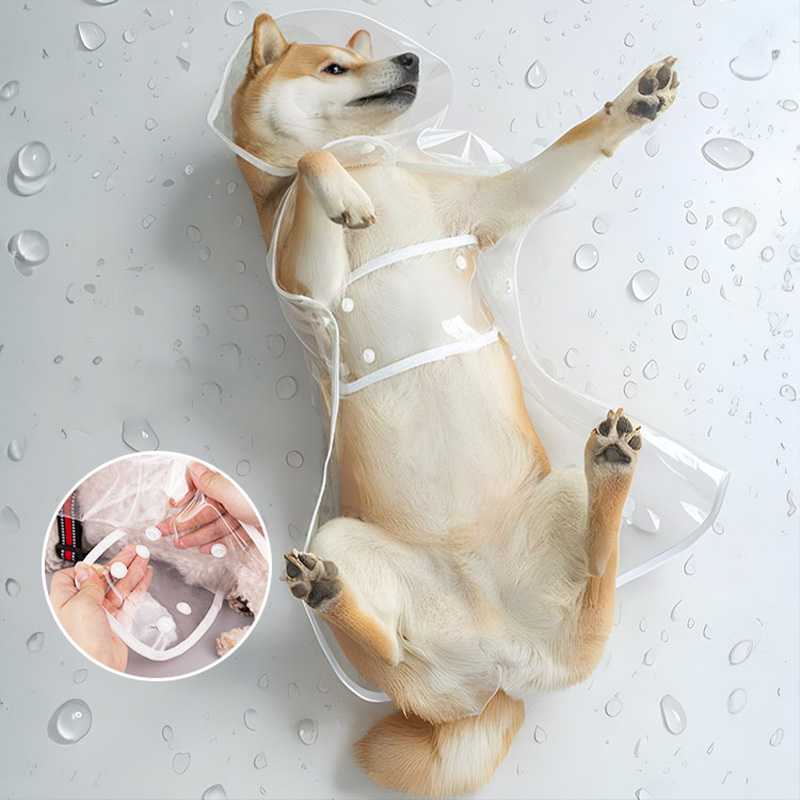 XS-8XL Pet Raincoat Transparen - Dog Raincoat review and price