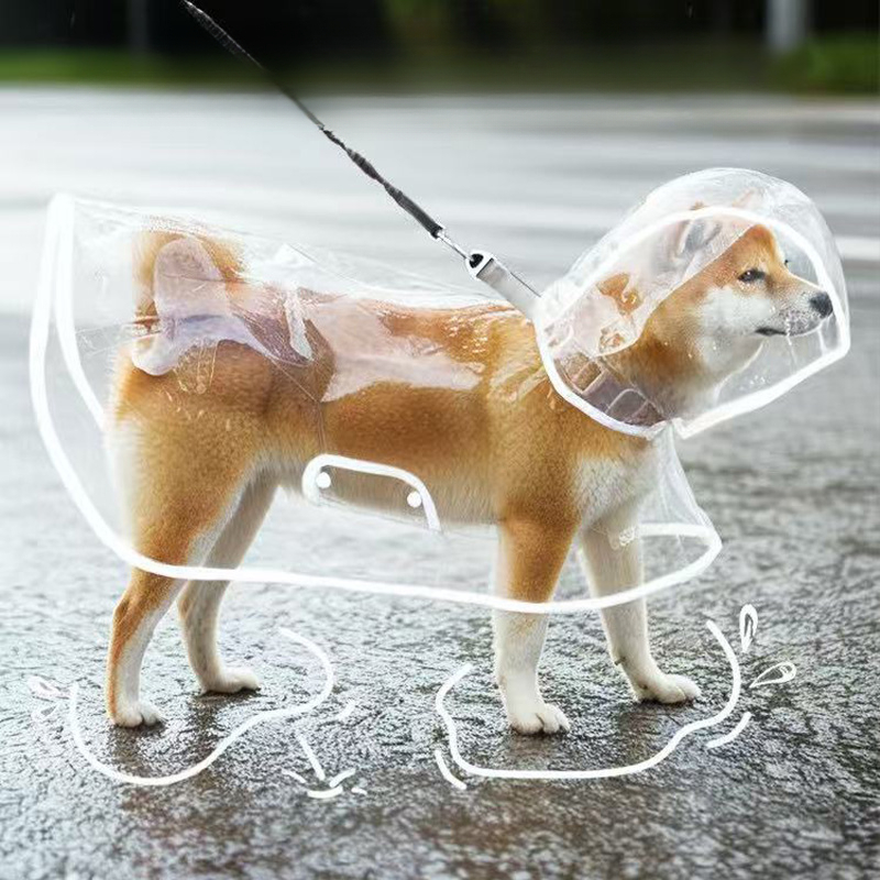 XS-8XL Pet Raincoat Transparen - Dog Raincoat review and price