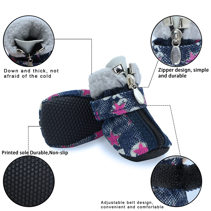 Benepaw  Warm Dog Shoes Winter - Dog Booties Paw Protector review and price